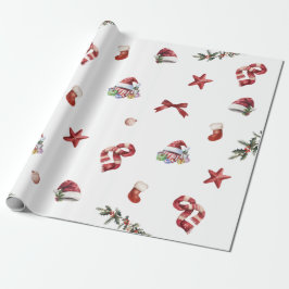 Papel De Presente Festa de aniversário de Natal Festivo Moderna