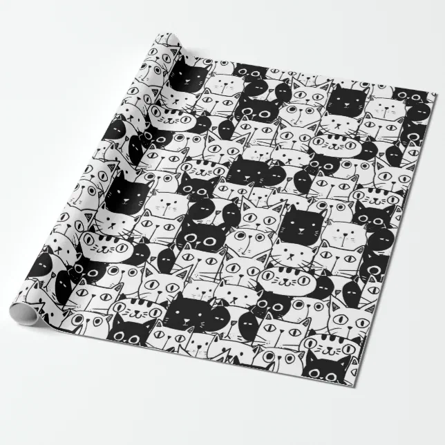 Pelúcia Gato Preto e Branco - Papel Picado - Papelaria, presentes,  Scrapbook, decoração e muito mais