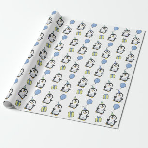 Papel De Presente Festa de Aniversário do Aniversário de criança de 