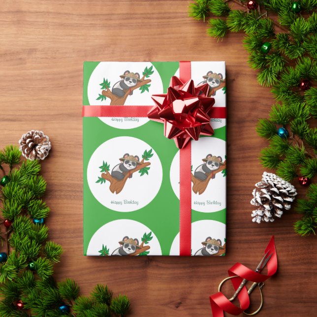 Papel De Presente Festa de Aniversário Infantil Personalizada com Co (Presente de Natal)