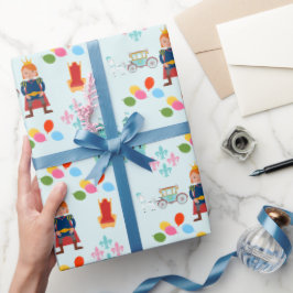 Papel De Presente Festa de aniversário Royal Prince Boy