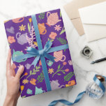 Papel De Presente Festa de Chá Aniversário Noiva Páscoa Primavera Fl<br><div class="desc">Embrulho de presente personalizado fofo. Arte feita à mão para você! Perfeito para chá da tarde, chá de noiva, despedida de solteira, festa de noivado, Páscoa, Dia das Mães ou aniversário.</div>