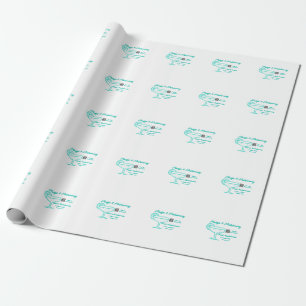 Papel De Presente Festa de despedida de solteira Turquoise Margs & M