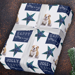 Papel De Presente Festa de Fotos de Cachorro Bonito Pet Estrela Nata