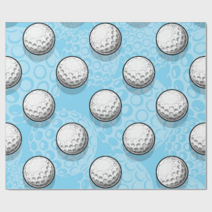 Papel De Presente Festa de Golfe Definitiva Azul