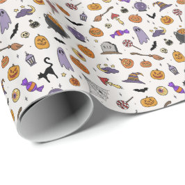 Papel De Presente Festa de Halloween