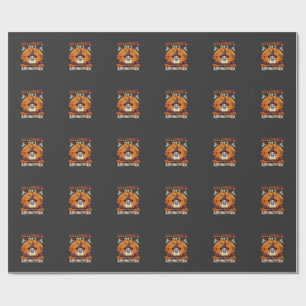 Papel De Presente Festa de Halloween Sem Truques Só Guloseimas Fanta