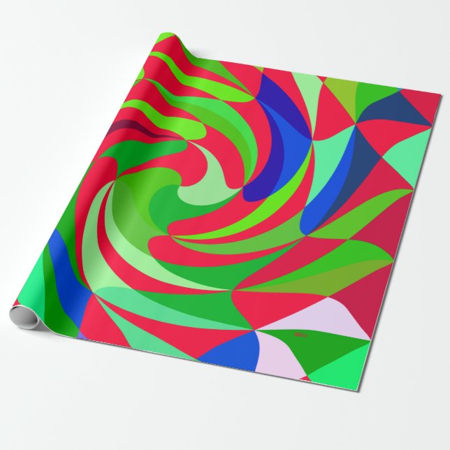 Papel De Presente Festa de Natal..... (Desenrolado)