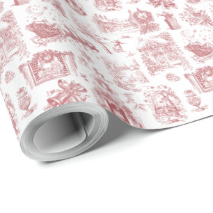 Papel De Presente Festa de Natal Chinoiserie
