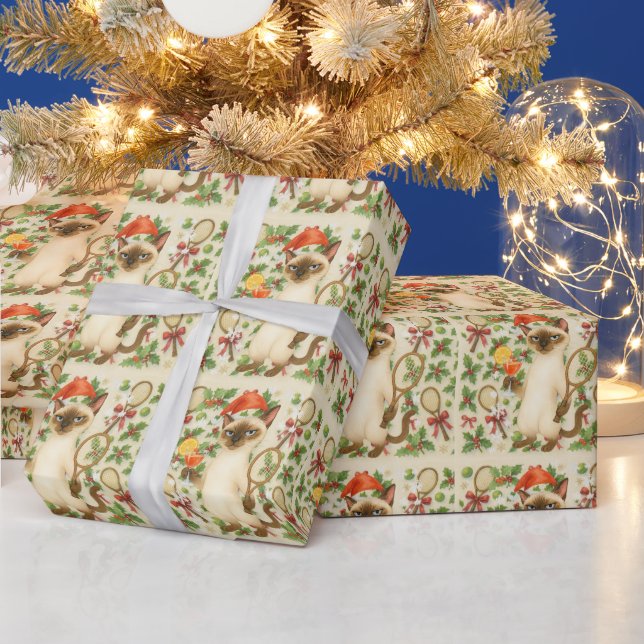 Papel De Presente Festa de Natal de tênis temática para amantes de g (Feriados)