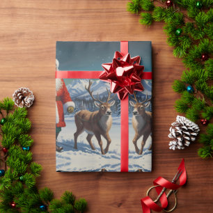 Papel De Presente Festa de Natal Festiva, Festiva, de cor branca