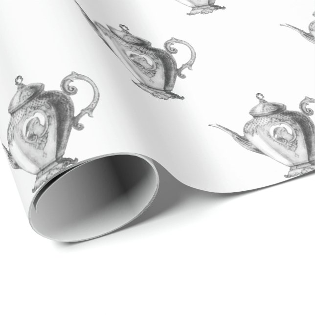 Papel De Presente Festa de Natal no Chá (Ponta do rolo)