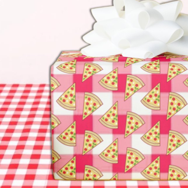Papel De Presente Festa de Pizza Aniversário Infantil (Criador carregado)