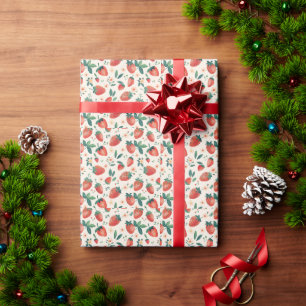 Papel De Presente Festa de primeiro aniversario de Berry First Straw