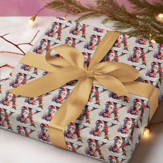 Papel De Presente Festa do Elfo de Natal Adorável Carta X