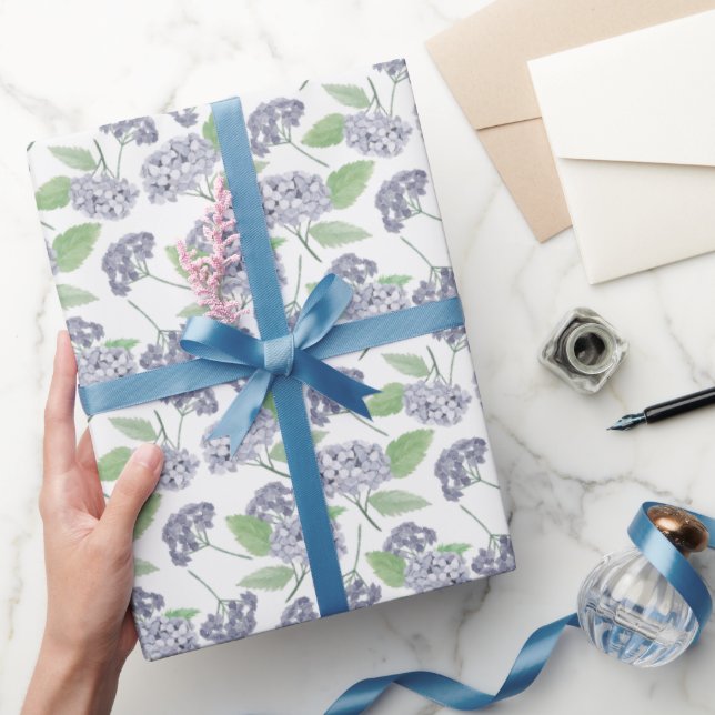 Papel De Presente festa do Jardim de Casamento Bonito Hydrangea (Presentear)