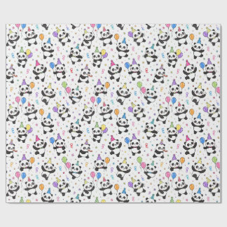 Papel De Presente Festa do Panda
