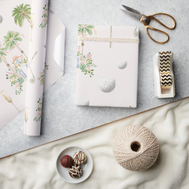 Papel De Presente Festa em Palm Springs | Despedida de Solteira no C (Artesanato)