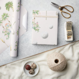 Papel De Presente Festa em Palm Springs | Solteira de Golfe