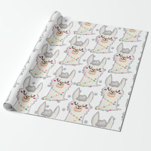 Papel De Presente Festa Llama Cute Nursery New Nascer Gift