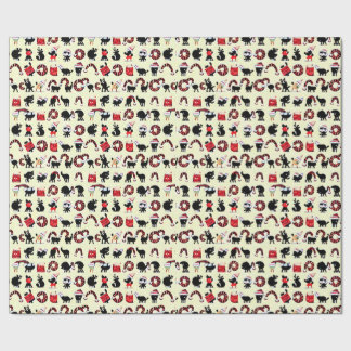 Papel De Presente Festas de abstrato: Natal inspirado em animais