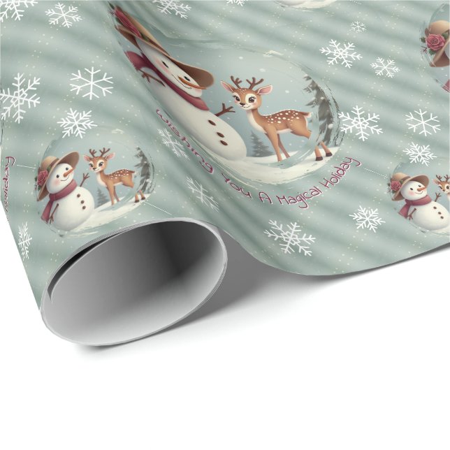 Papel De Presente Festas Fofas e Caprichosas (Ponta do rolo)