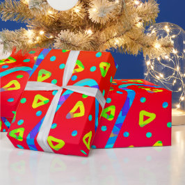 Papel De Presente Festival da Onda de Sonho - Chuva Amortecida de Do