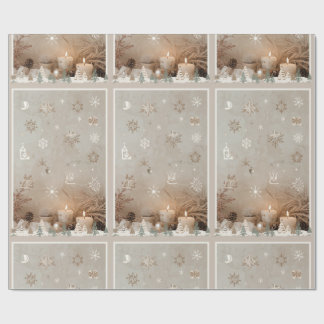 Papel De Presente Festive Christmas Holiday Gift Wrap