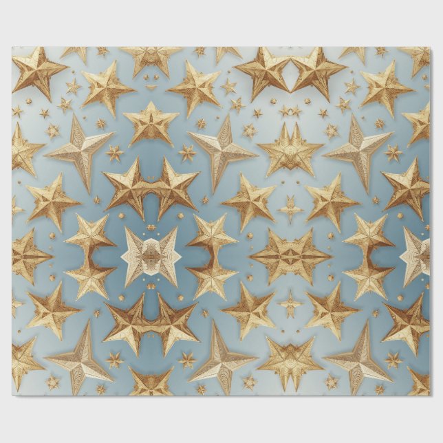 Papel De Presente Festive Christmas Holiday Gift Wrap (Aberto)