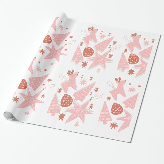 Papel De Presente Festive Wrapping: Elevate Your Gifts with Our Chri (Desenrolado)
