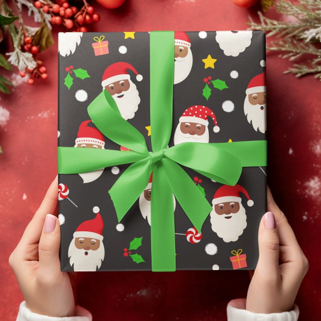 Papel De Presente Festivo Festivo Festivo Natal divertido Natal (Criador carregado)