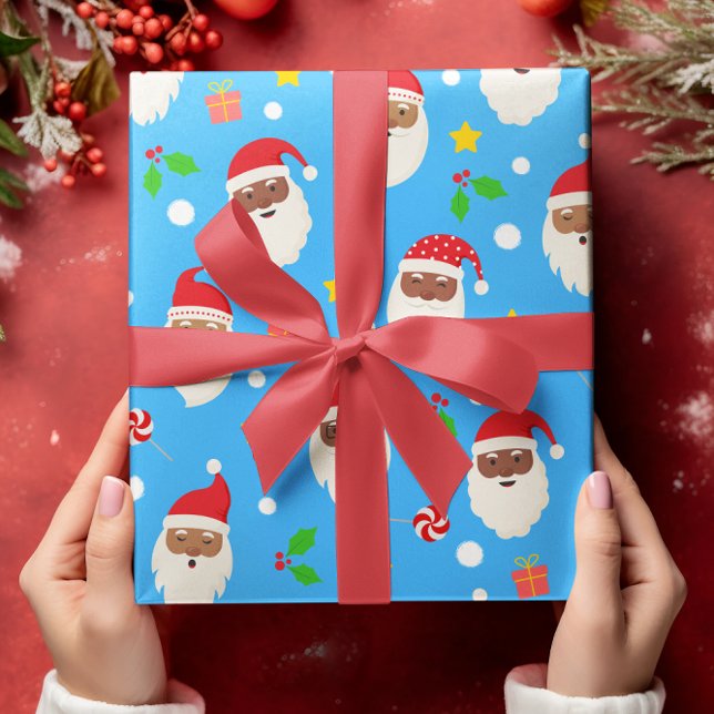 Papel De Presente Festivo Festivo Festivo Natal divertido Natal (Criador carregado)