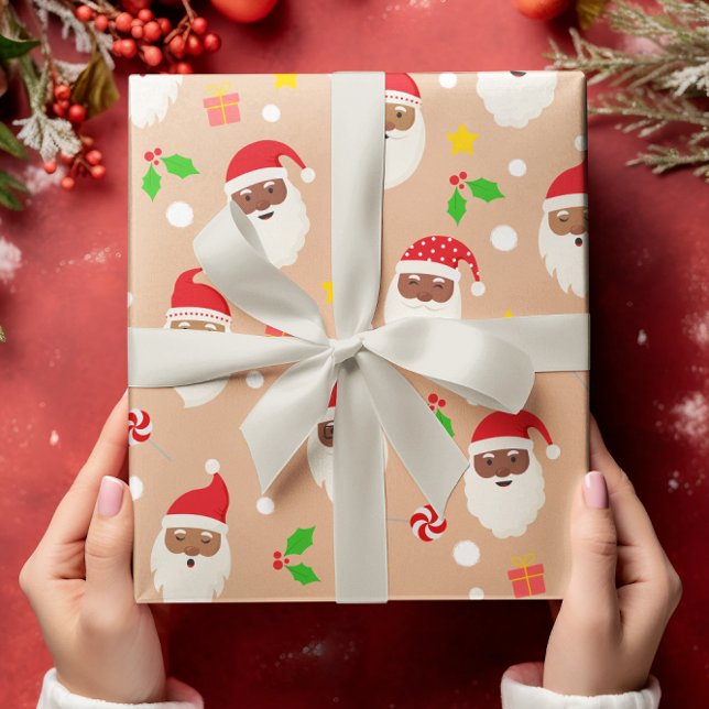 Papel De Presente Festivo Festivo Festivo Natal divertido Natal (Criador carregado)