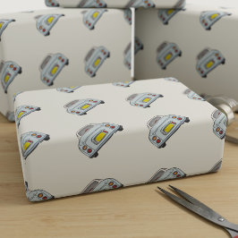 Papel De Presente Figuras Pale Aqua Figaro Car Wrapping Paper