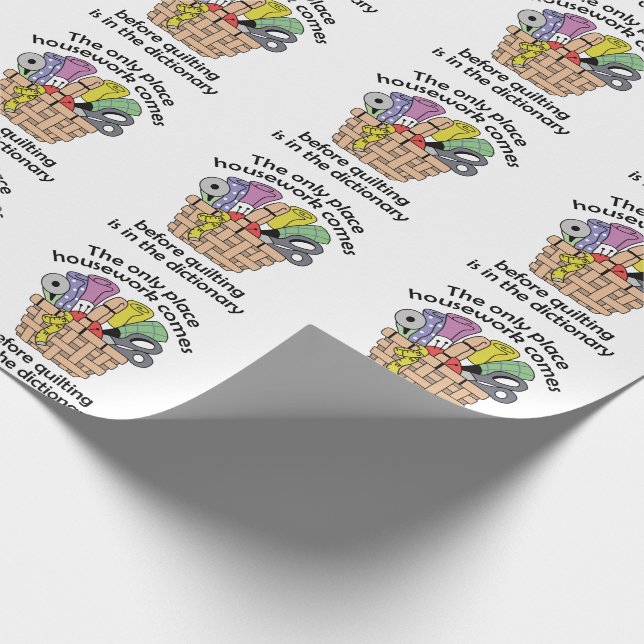 Papel De Presente Fila Antes do Serviço Doméstico (Ponta)