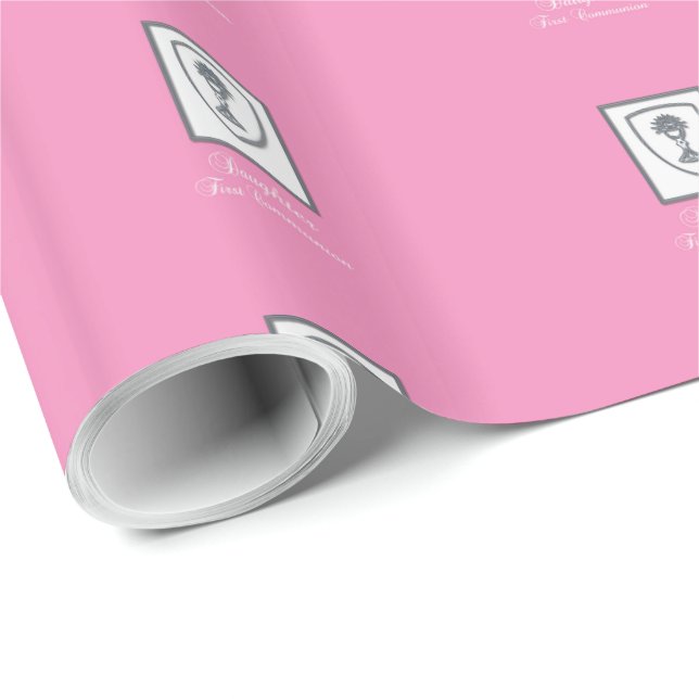 Papel De Presente Filha, Cálice de Prata da Primeira Comunhão (Ponta do rolo)