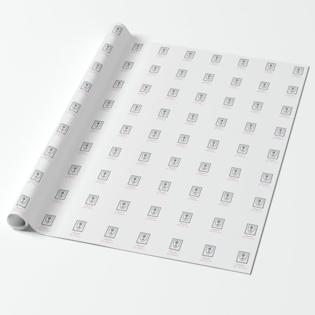 Papel De Presente Filha, Cálice de Prata da Primeira Comunhão (Desenrolado)