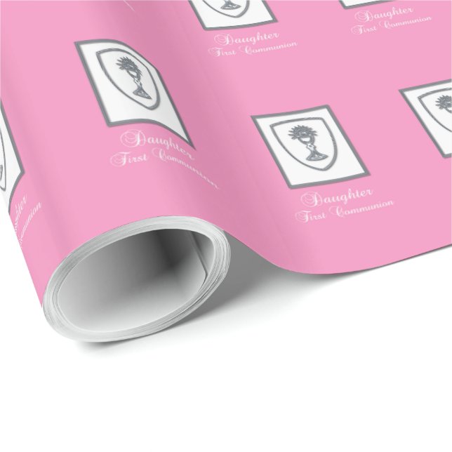 Papel De Presente Filha, Cálice de Prata da Primeira Comunhão (Ponta do rolo)