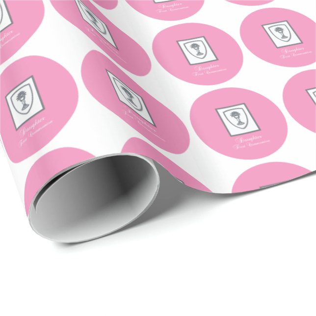 Papel De Presente Filha, Cálice de Prata da Primeira Comunhão (Ponta do rolo)