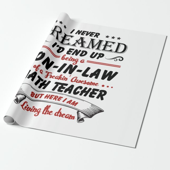 Papel De Presente Filho Em Direito De Um Fantástico Professor De Mat (Desenrolado)