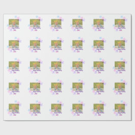 Papel De Presente Filhos bebês primeiro aniversario adicionar nome d