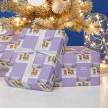 Filhotes de Retriever Dourado no Natal Lilás na Ne