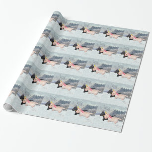 Papel De Presente Filhotes de Scottie