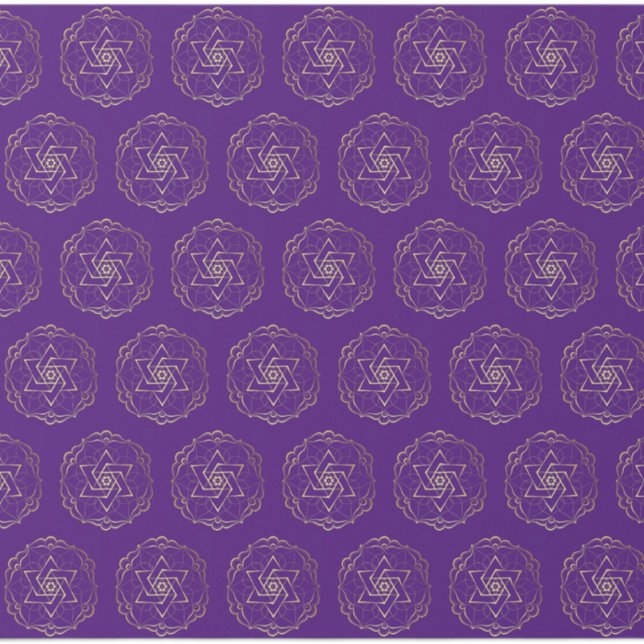 Papel De Presente Filigree Star of David Wrapping Paper (Criador carregado)