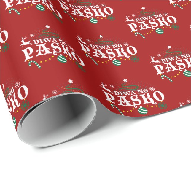 Papel De Presente Filipinas Natal - Diwa Ng Pasko (Ponta do rolo)