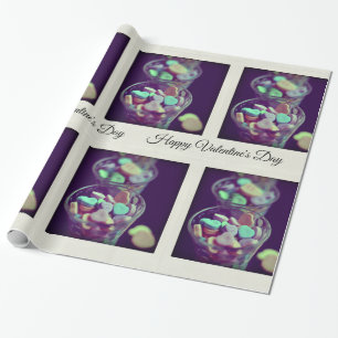 Papel De Presente Filme instantâneo de dias de os namorados doces