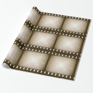 Papel De Presente Filme riscado velho do Grunge