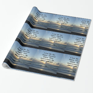 PAPEL DE PRESENTE FILPÍPIOS INSPIRANTES DE AMOR VERSUS DE SCRIPTURE