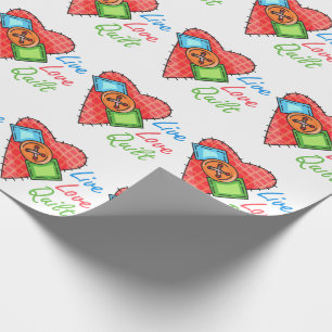 Papel De Presente Filtro de Amor ao Vivo