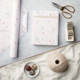 Papel De Presente Fim de inverno de Natal - Presente Minimalista Sua